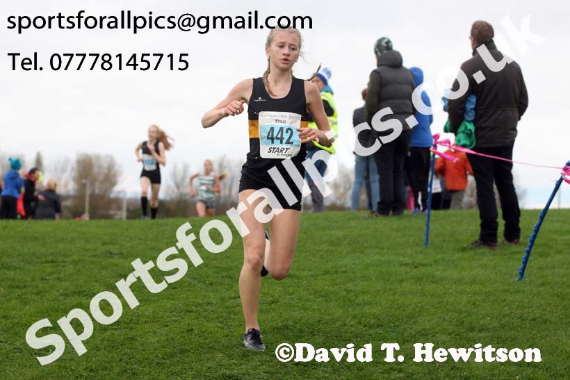 Girls under-15s, Sherman Cup and Davison Shield, Temple Park, South Shields. Photo:  David T. Hewitson/Sports for All Pics